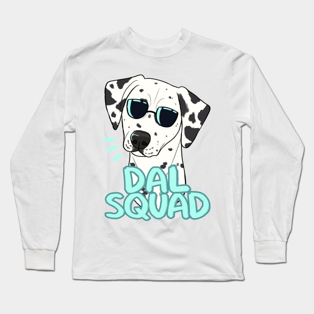 DALMATIAN SQUAD Long Sleeve T-Shirt by mexicanine